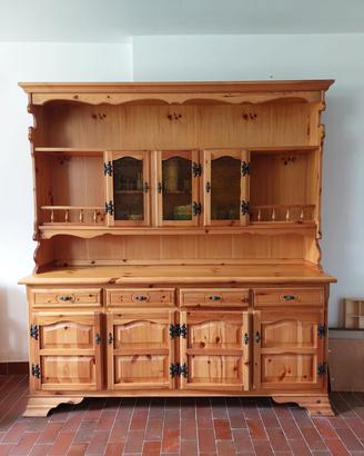 credenza in pino massello