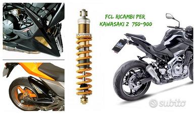 Kawasaki Z 750 scarico ammortizzatore centralina