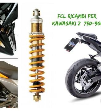Kawasaki Z 750 scarico ammortizzatore centralina