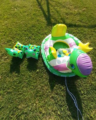 Gonfiabile e e braccioli per bambini
