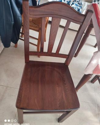 Sedie in legno