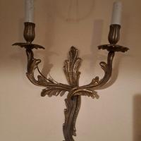 Applique da parete in bronzo