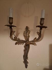 Applique da parete in bronzo