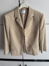 Blazer motivi beige