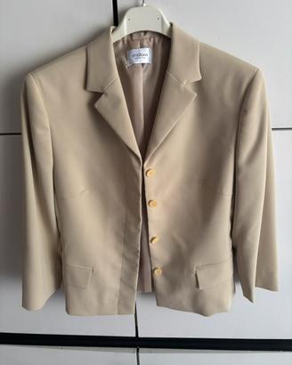 Blazer motivi beige