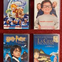 VHS film vari: harry potter, pirati, shrek e altri
