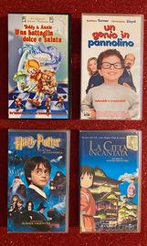 VHS film vari: harry potter, pirati, shrek e altri