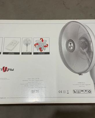 Ventilatore a Piantana Smartway 40cm Silenzioso