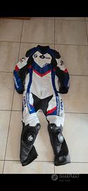 Tuta intera moto in pelle 