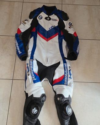 Tuta intera moto in pelle 