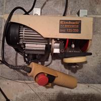 paranco elevatore da balcone