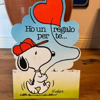 Biglietto snoopy vintage anni 80