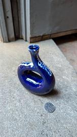 Piccolo vaso da fiori blu