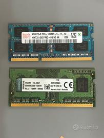 8 GB DDR3 sodimm (2x4gb)