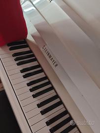 Pianoforte verticale bianco Steinmayer 