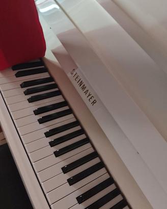 Pianoforte verticale bianco Steinmayer 