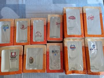 Bicchiei, calici boccali birra De Agostini