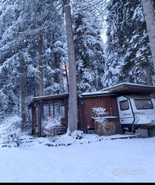 Roulotte con Casetta e Veranda