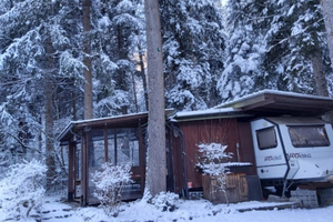 Roulotte con Casetta e Veranda