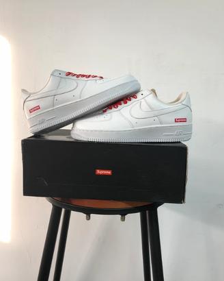 Nike Air Force 1 Low Supreme Bianche 44.5