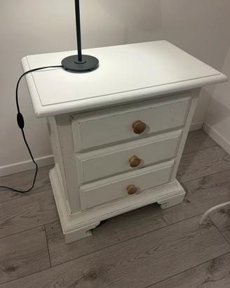 Coppia comodini rovere massello