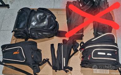 Borsa serbatoio e Borse laterali Givi e Ktm