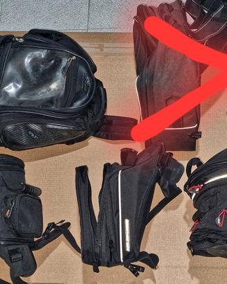 Borsa serbatoio e Borse laterali Givi e Ktm