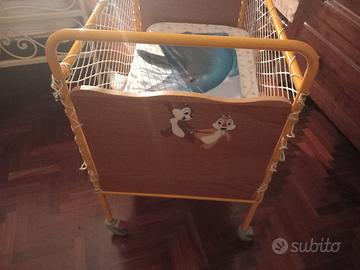 lettino bimbo con ruote