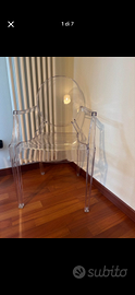 Set 6 sedie tipo Kartell Ghost