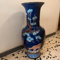 Vaso in terracotta dipinto a mano