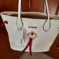 borsa da donna bianca