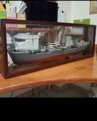 nave in teca 90x30 rarissima 
