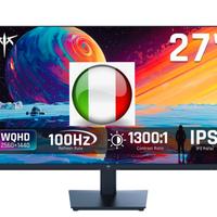 KTC Monitor 27 Pollici, QHD 100Hz  Schermo