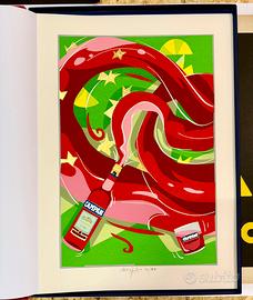 Litografia originale - Campari Ugo Nespolo