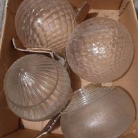 Bocce in vetro per lampadari vintage