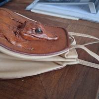 Borsa Vintage In Coccodrillo