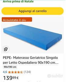 materasso geriatrico
