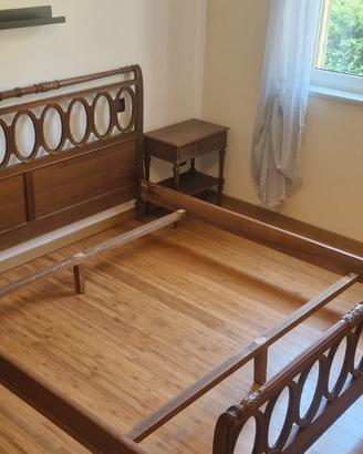 Struttura Letto Vintage con 2 Comodini