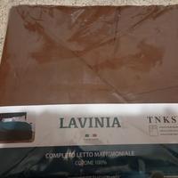 Set lenzuola matrimoniali nuove 