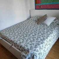 Letto matrimoniale con contenitore Ikea