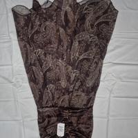 Vestito Lungo Elegante – Fantasia Paisley – Nuovo 