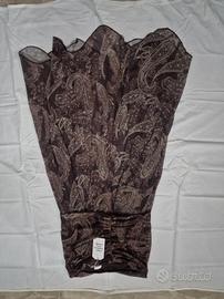 Vestito Lungo Elegante – Fantasia Paisley – Nuovo 