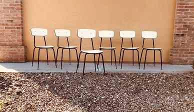 6 sedie formica anni ‘70