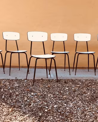 6 sedie formica anni ‘70