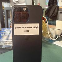 iPhone 15 pro max 256 giga Black batt 99%