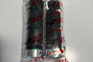 COPPIA MANOPOLE GOMMA E CROMATE X VESPA PX