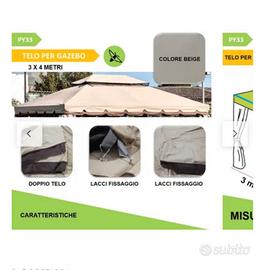 Ricambio gazebo