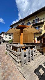 Casetta mercatini, stand legno, chiosco modulare