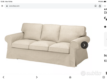 Divano a 3 posti Ikea Ektorp
