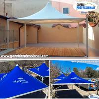 Gazebo copertura 5x5 CERTIFICATO bar ristorante